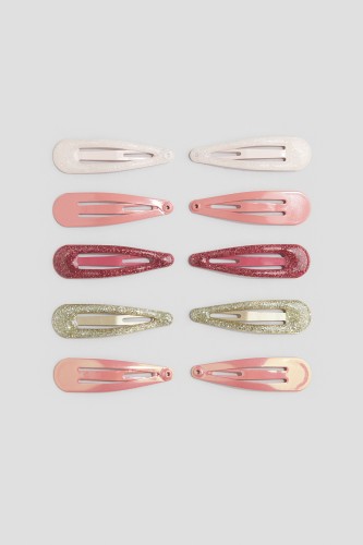 Set van 10 haarclips