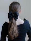 Satin Austrian Crystal Ribbon Pin