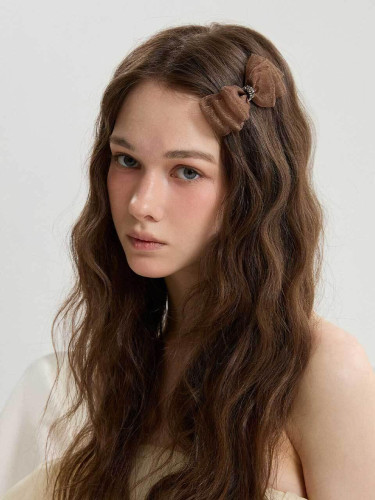 Austria Crystal Pearl Ribbon Hairpin