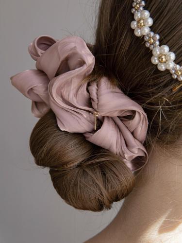 Glossy Premium Structured Scrunchie