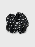 Polka Dot Polyester Hair Scrunchie