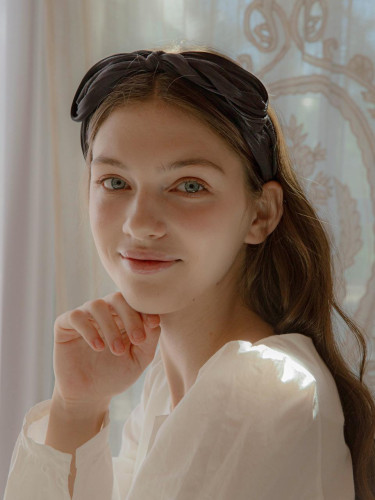 Glossy Shapeable Ribbon Hairband