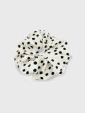 Polka Dot Polyester Hair Scrunchie