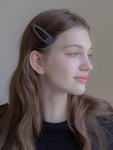 Austrian Crystal Snap Closure Hair Clip