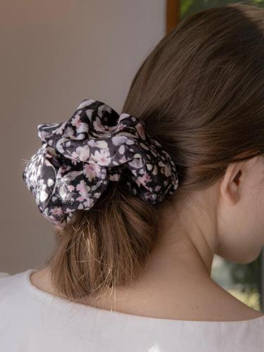 Flower Velvet Soft Scrunchie