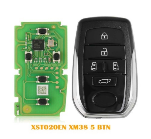 XSTO20EN Xhorse Toyota type 5 button Smart key