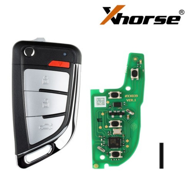 XEKF20EN Xhorse Knife II type 4 button  remote key with Super chip