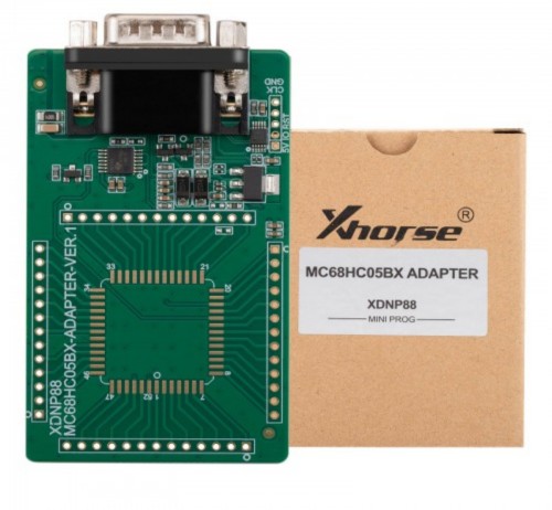 XDNP88GL XHORSE MC68HC05BX Adapter Used with Multi-PROG, Key Tool Plus, Read & Write MC68HC05B32 (Footprint:PLCC52)
