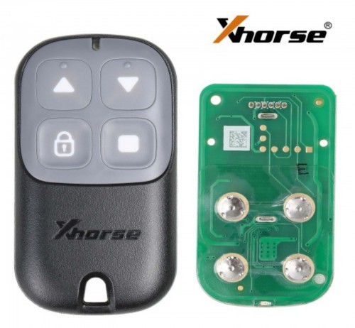 XKXH23EN Xhorse Garage door Second Generation 4 button wire remote key，Replace XKXH03EN