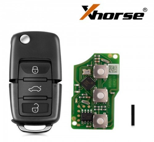 XKB501EN Xhorse B5 type 3 button  wire remote key