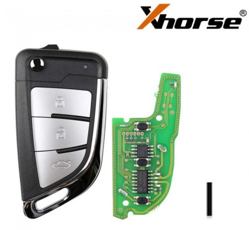 XKKF21EN Xhorse Knife II type 3 button wire remote key