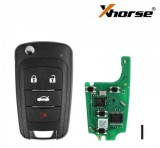 XNBU21EN Xhorse Buick type Second Generation 3+1 button wireless remote key,Replace XNBU01EN