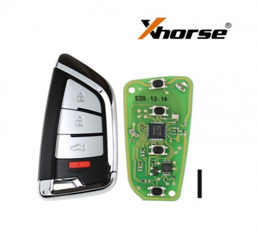 XSKF20EN Xhorse Knife II type 3+1 button Smart key