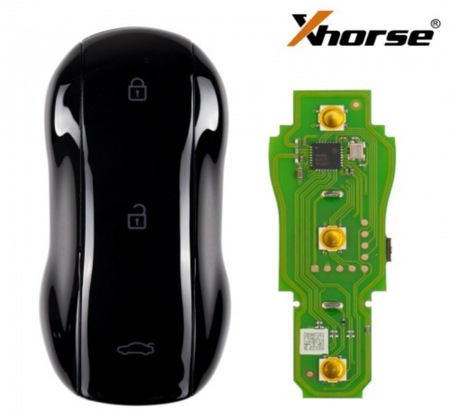 XSSC01EN XSSC21EN Xhorse Supercar type 3 button Smart key Glossy Black Color