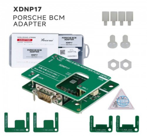 XDNP17 Xhorse Solder Free Adapter for Porsche BCM works with VVDI Prog, Mini Prog, Multi Prog and VVDI Key Tool Plus