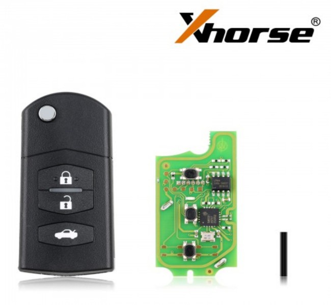 XKMA00EN Xhorse Mazda type 3 button wire remote key