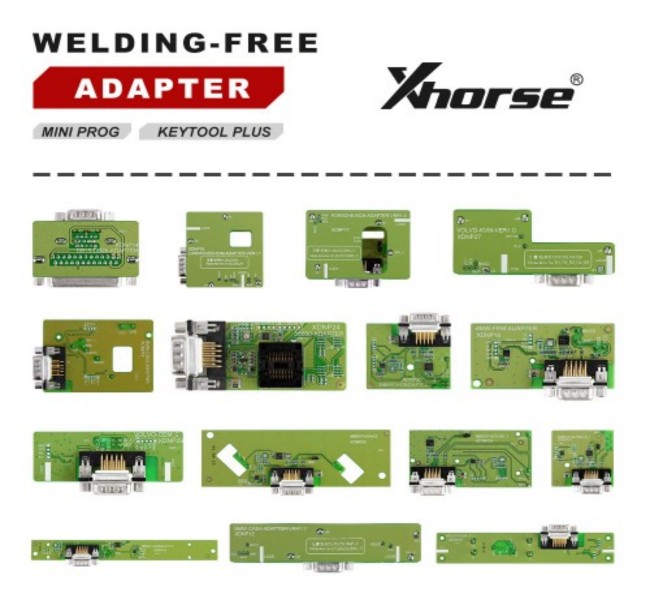 XDNPP0EN Xhorse Solder Free Adapters for VVDI Mini Prog, VVDI Prog, Multi Prog and VVDI Key Tool Plus