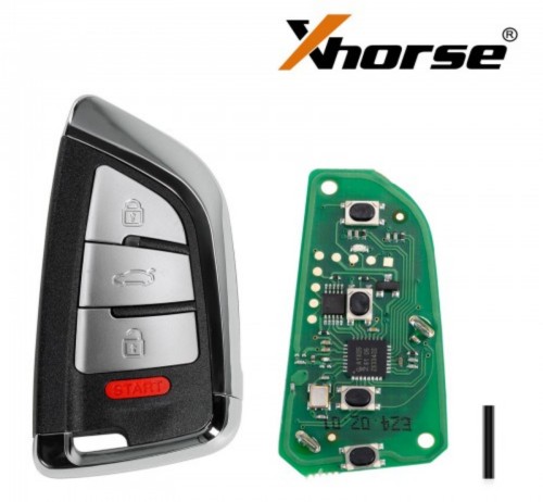 XSDFX2EN Xhorse Knife type 3+1 button Smart key