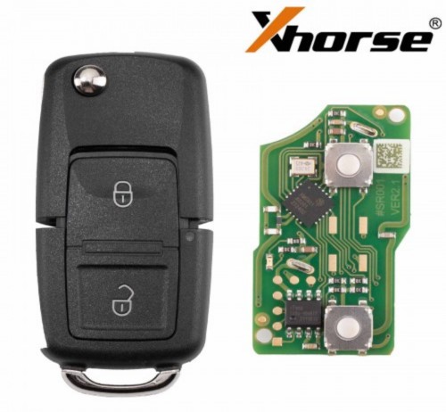 XKB508EN Xhorse B5 type 2 button wire remote key