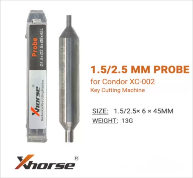 XC0205GL Xhorse 1.5mm and the other is 2.5mm Tracer Probe