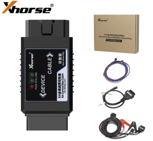 XD8ANKGL Xhorse Toyota 8A Non-Smart Key All Keys Lost Adapter for VVDI2, Mini OBD Tool, Key Tool Max Pro and Key Tool Plus