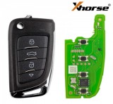 XKM800EN Xhorse Universal type 4 button wire remote key