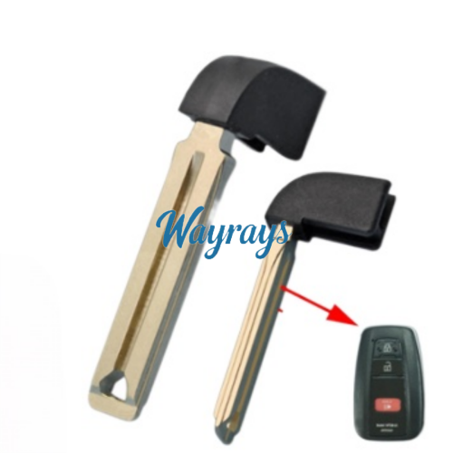 For the two side with groove,Toyota emergency key blade