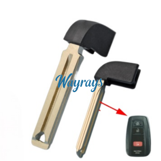 For the two side with groove,Toyota emergency key blade