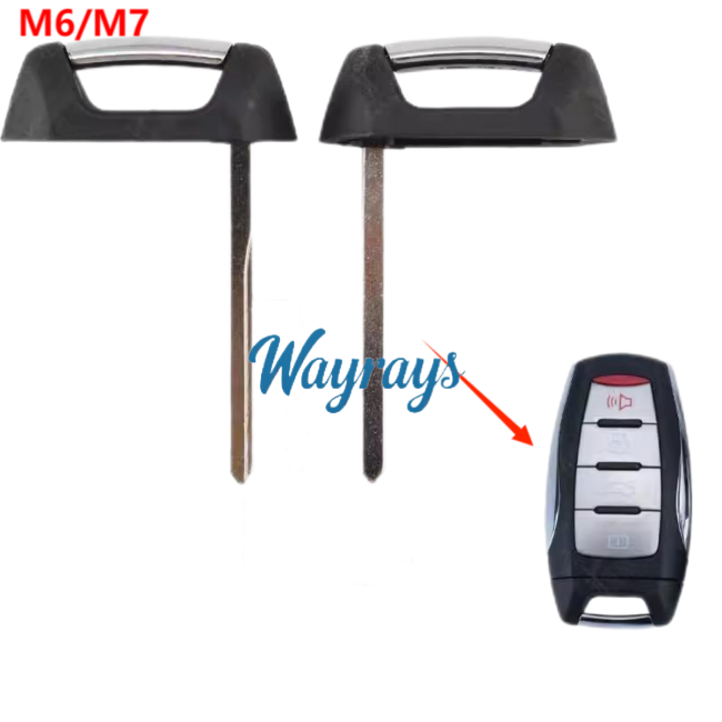 For Great Wall M6 H7 H2S H7 H9 H6 emergency key blade