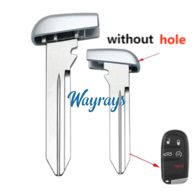 For Chrysler Dodge emergency key blade