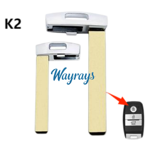 For Kia K2 emergency key blade