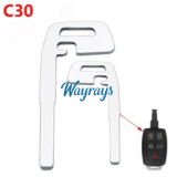 For Volvo S40 C30 emergency key blade