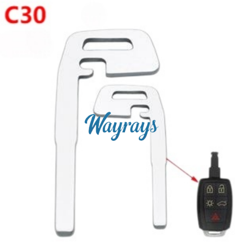 For Volvo S40 C30 emergency key blade
