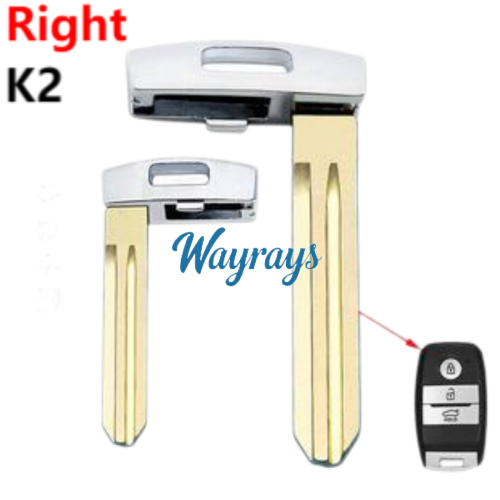 For Kia K2 emergency key blade