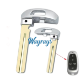 For Hyundai IX45 emergency key blade