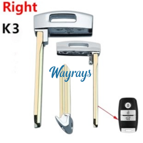 For Kia K3 emergency key blade