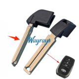 For the two side with groove,Toyota emergency key blade