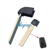 For The outside part with groove,the inside part is smooth,Toyota emergency key blade