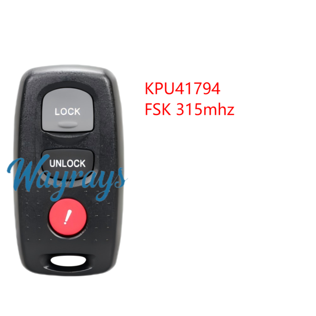 For Mazda KPU41794 FSK 315mhz 2+1 button remote key