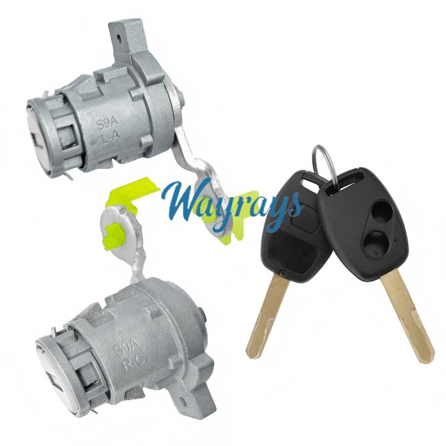 For Honda CRV Civic left and right door locks with 2 keys 2-button