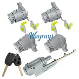 For Honda CRV full set ignition lock 4 door locks  with 2 keys 3-button