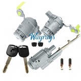 For Honda CRV ignition and 2 door locks with 2 keys with chip
