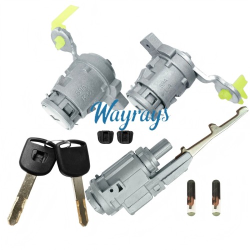 For Honda CRV ignition and 2 door locks with 2 keys with chip