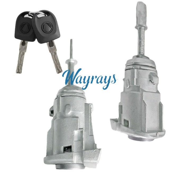 For VW Polo Bora left and right door locks with 2 keys OE:604837167/168