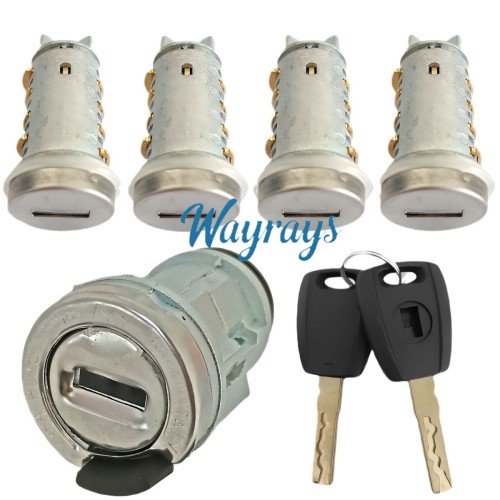 For Fiat short full set lock with 2 keys