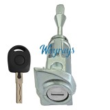 For VW New Passat Bora left front door lock with 1 key OE: 107-837-167-AT