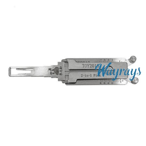 Lishi T0Y2018 2 in 1 tool.Support Toyota