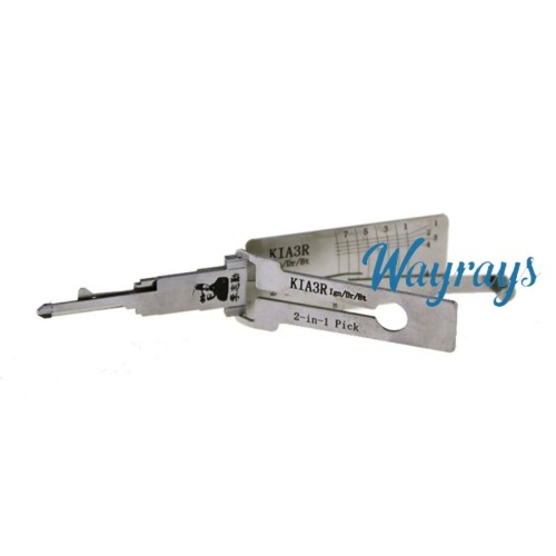 Lishi KIA3R(ign) 2 in 1 tool.Support 1998-2006 old Kia
