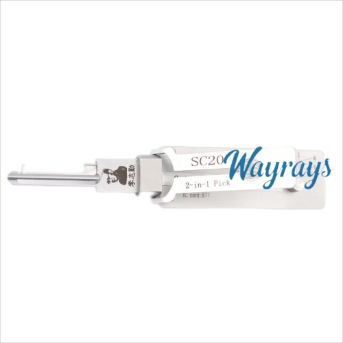 Lishi SC20 2 in 1 tool.Support Schlage L Keyway