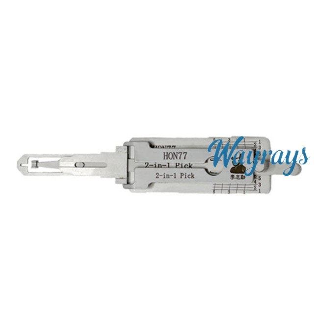 Lishi HON77 2 in 1 tool.Support Honda Motorcycle